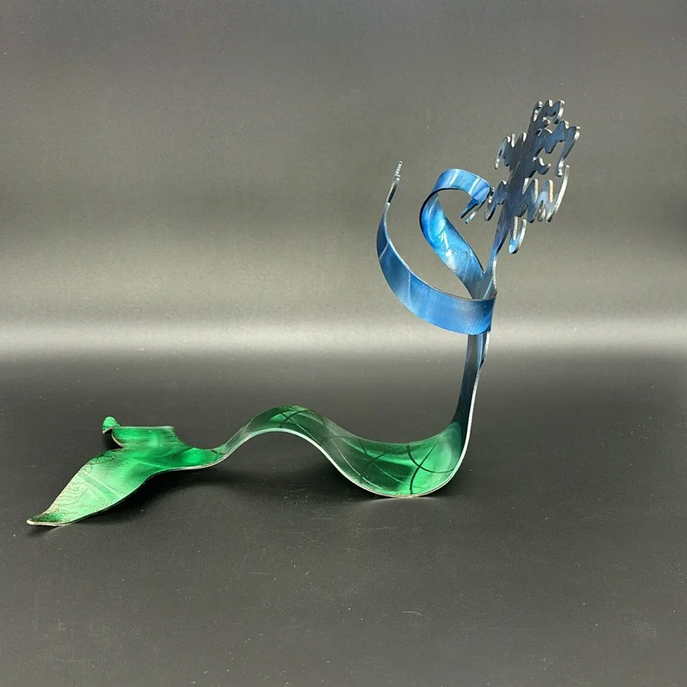 Hays Cash Metal Mermaid Wine Bottle Holder